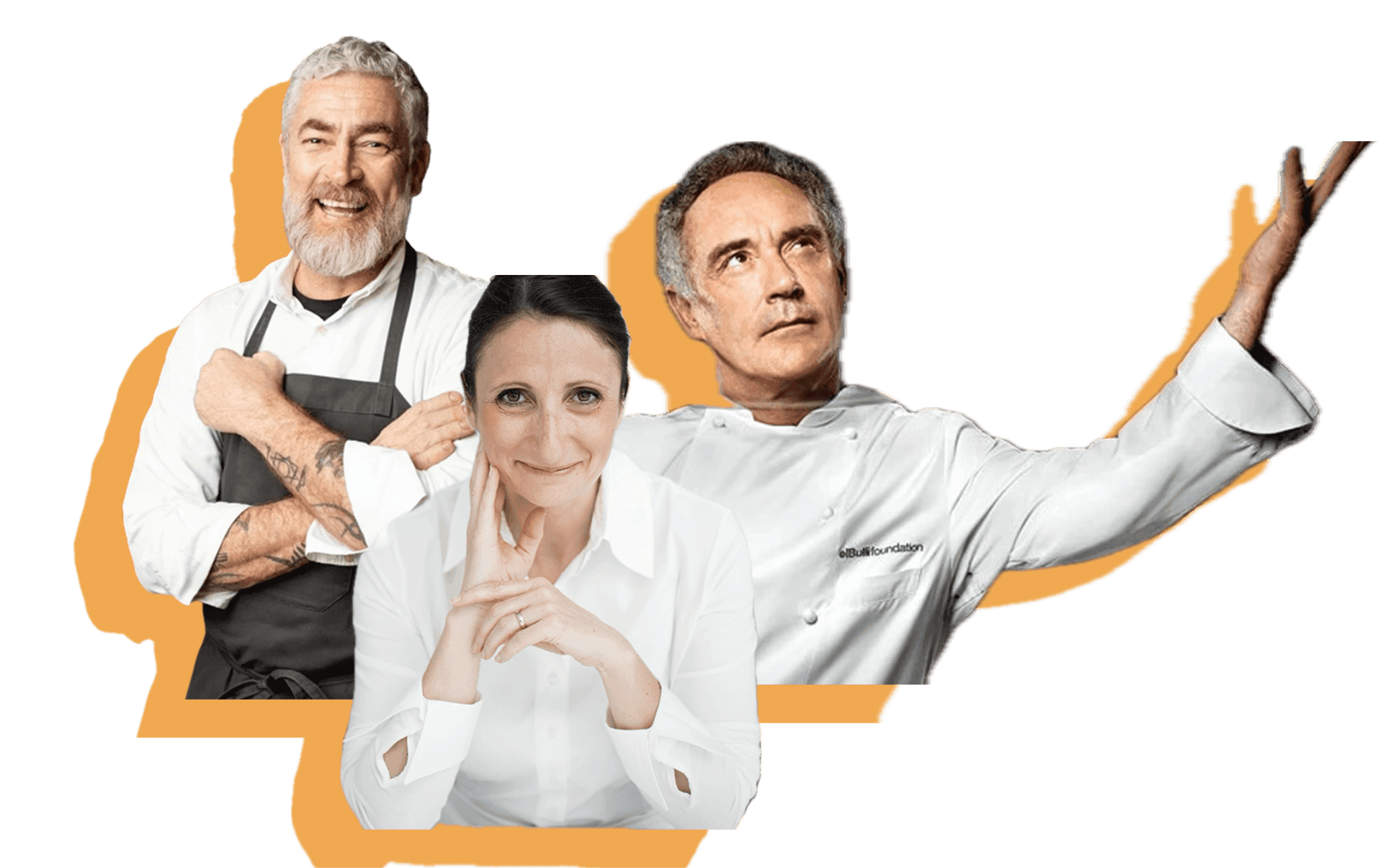 Chefs identitários - Ferran Adrià, Alex Atala e Dominique Crenn
